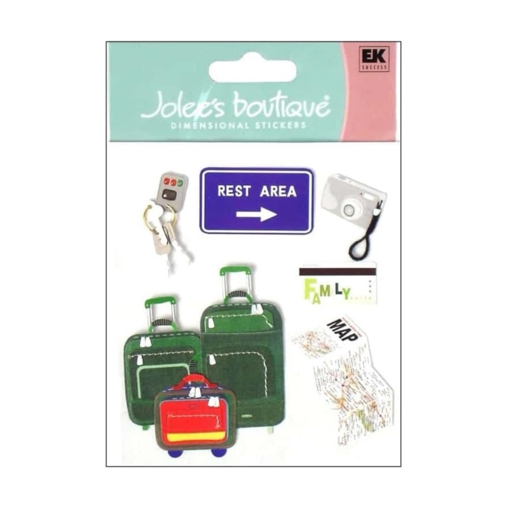 JOLEE’S BOUTIQUE DIMENSIONAL STICKERS FAMILY TRIP - BRAND NEW